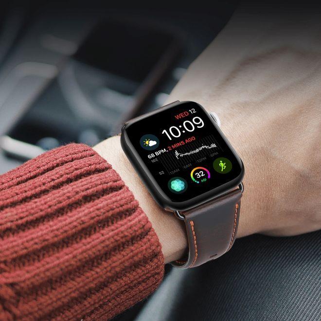 Produktbild Dux Ducis Business Series Echtleder Ersatz Armband (40 mm, 38 mm, 41 mm, Echtleder, Apple Watch Series 1, Apple Watch Series 2, Apple Watch Series 3, Apple Watch Series 4, Apple Watch Series 5, Apple Watch Series 6, Apple Watch Series 7, Apple Watch Series 8, Apple Watch Series 9, Apple Watch SE)