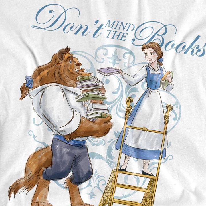 Produktbild Beauty And The Beast Don't Mind the Books TShirt (L)