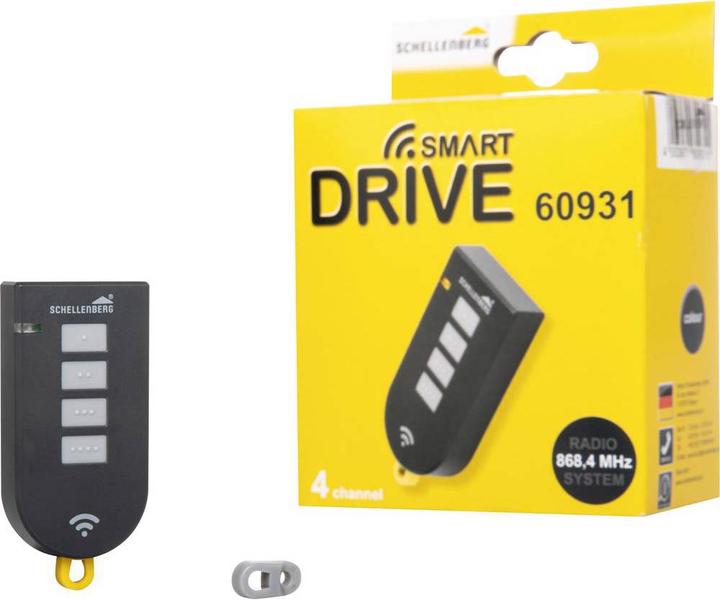 Actual product image Schellenberg Radio handheld transmitter DRIVE, 4 channel, 868.4 MHz, anthracite (Handheld transmitter)