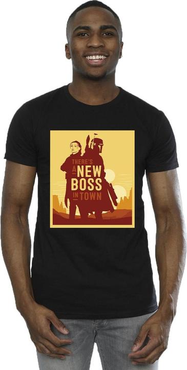 Produktbild Star Wars The Book Of Boba Fett New Boss Sun Silhouette TShirt (XXL)