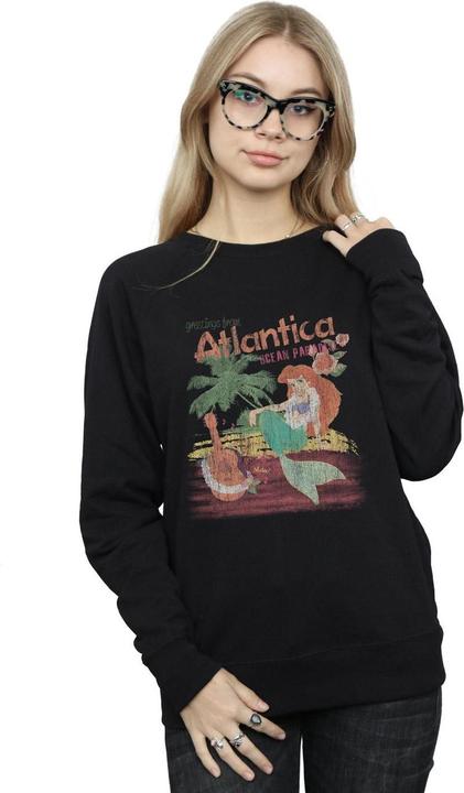 Actual product image Disney Womens/Ladies The Little Mermaid Greetings From Atlantica Sweatshirt (S)