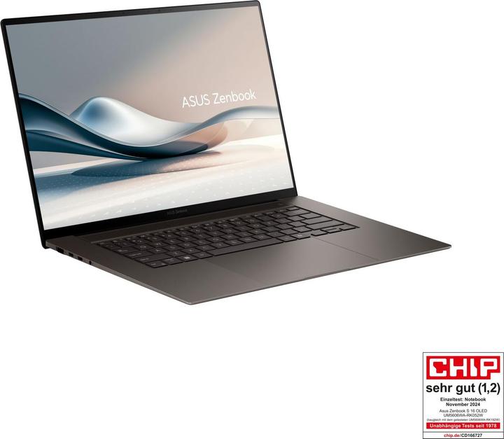 Image du produit ASUS Zenbook S 16 (16", AMD Ryzen AI 9 365, 24 Go, 1000 Go, DE)