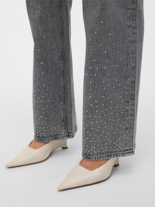 Immagine prodotto Vero Moda VMTESSA Hohe Taille Weiter Beinschnitt Jeans Weit geschnitten (W28/L32)