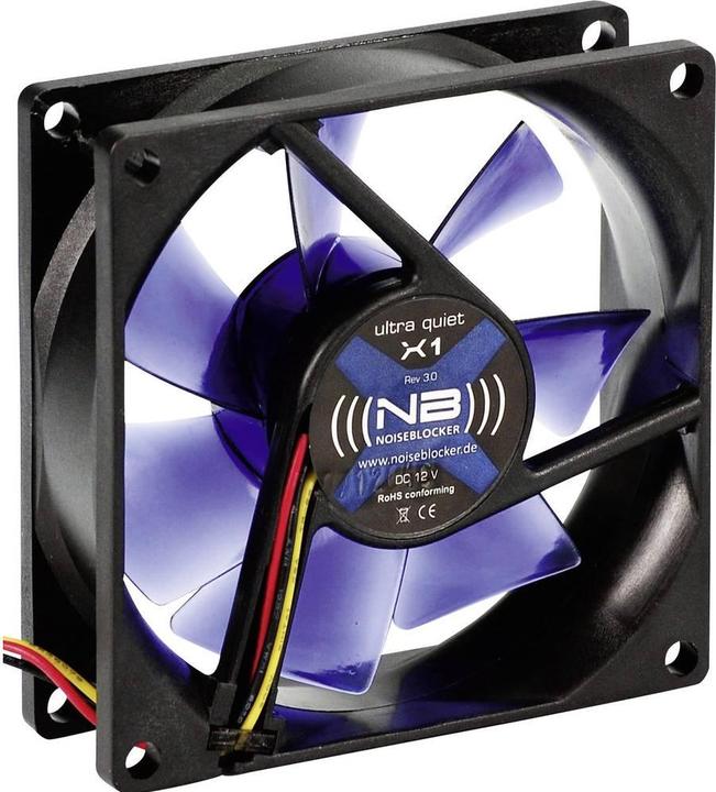Immagine prodotto Noiseblocker BlackSilent X1 (80 mm, 1 x)