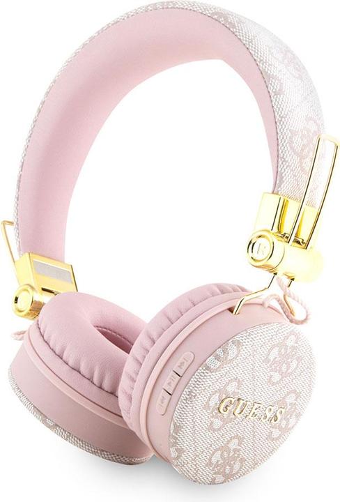 Produktbild Guess Wireless Leather Headphone with Metal Logo (ANC, 0.00 h, Kabellos)
