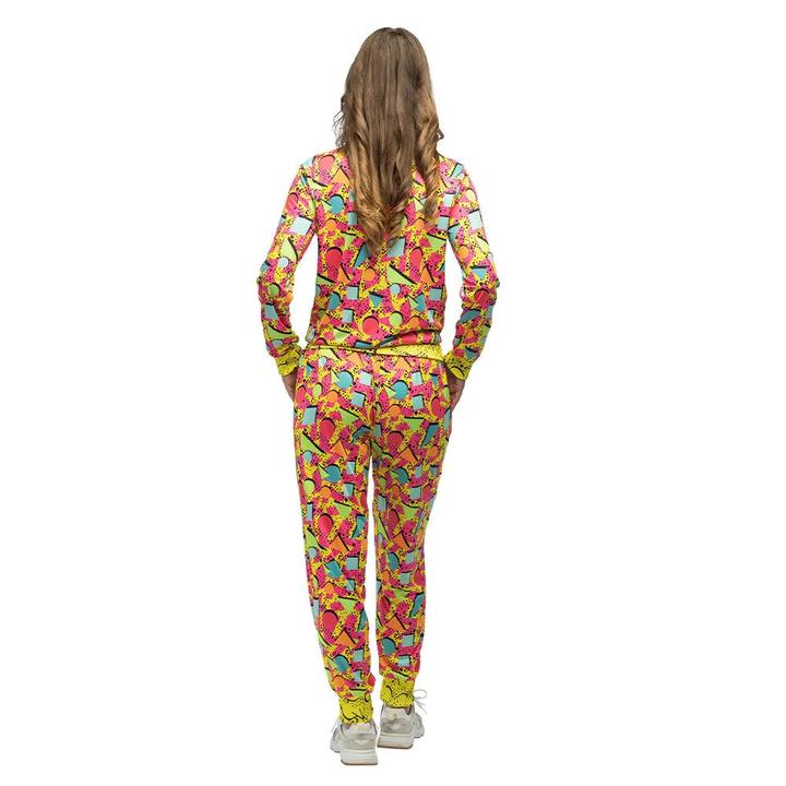 Immagine prodotto Boland 80er Neon Pop Art Trainingsanzug Frau UV (S, M, L, XL, XXL)