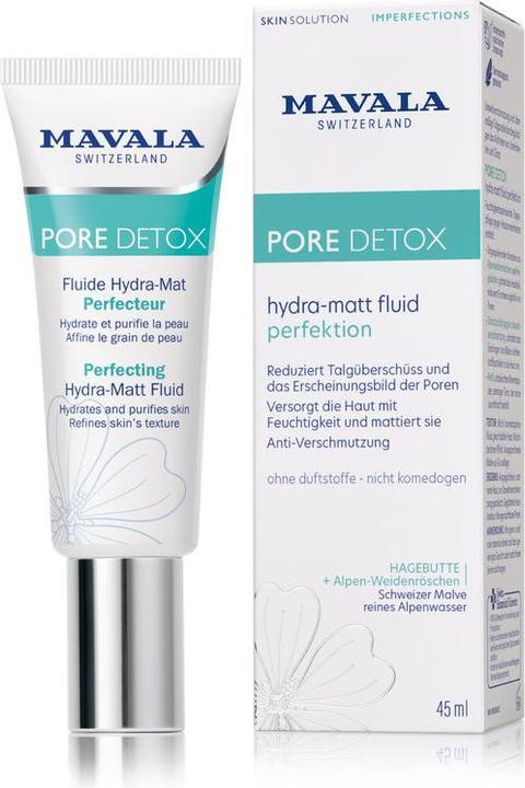 Mavala Pore Detox (45 ml, Gesichtsfluid, Bis SPF 10)