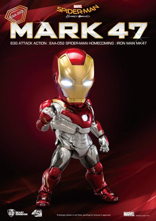 Immagine prodotto Beast Kingdom Spider-Man Homecoming "Iron Man MK 47", figura d'azione dell'attacco delle uova