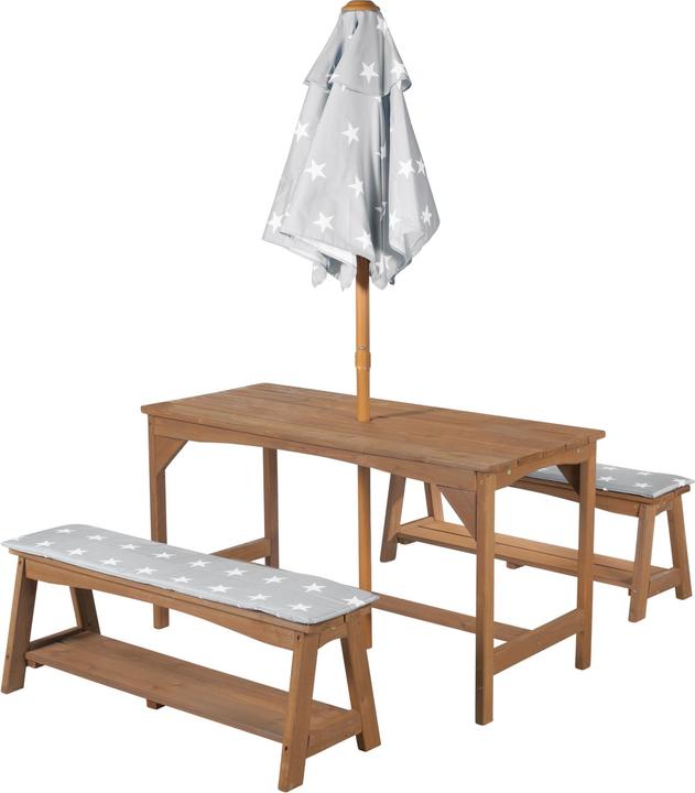 Image du produit Roba Ensemble de sièges pour enfants avec coussin et parapluie Little Stars