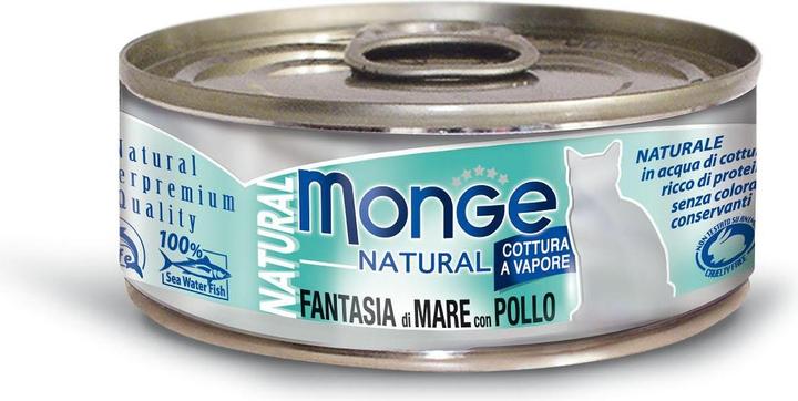 Actual product image Monge NATURAL Cat, Sea Mix with Chicken (Adult, 1 pcs., 80 g)