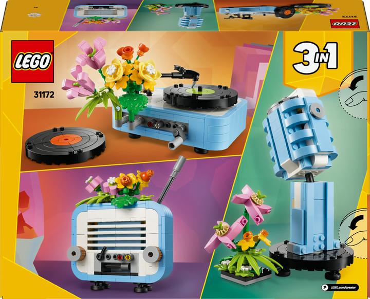 Image du produit LEGO Plattenspieler mit Blumen (31172, LEGO Creator Expert)
