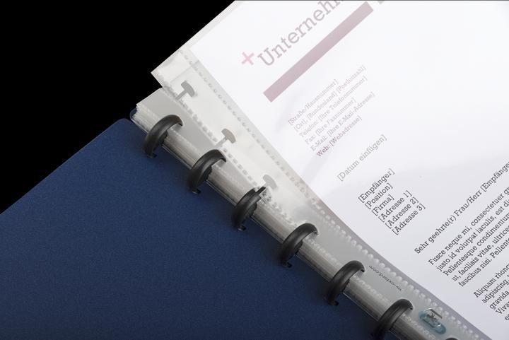 Produktbild Elba vario-zipp Ringmappe manageMe!, DIN A4, dunkelblau Ringdurchmesser: 21 mm, Ringfarbe: silber-metalli (A4, 1 x)