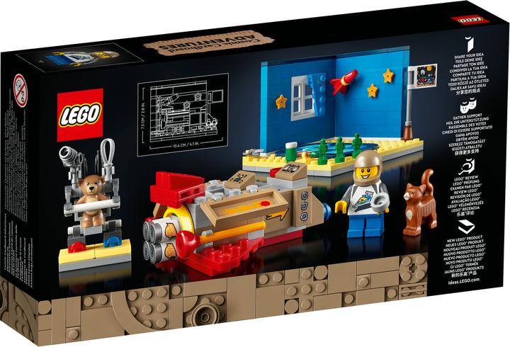 Produktbild LEGO Ideas Abenteuer im Astronauten-Kinderzimmer (40533, LEGO Ideas)