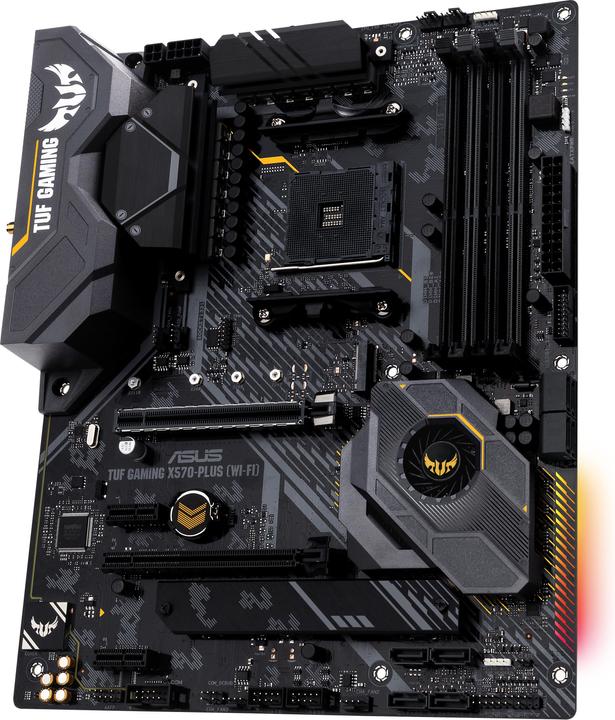 Actual product image ASUS TUF Gaming X570-Plus (WI-FI) (AM4, AMD X570, ATX)