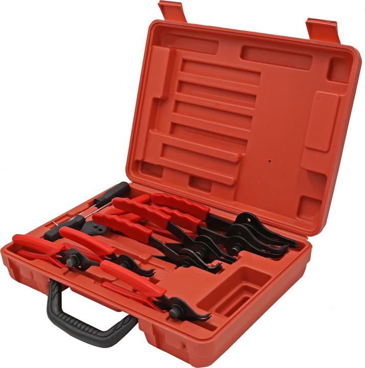 Produktbild Wiltec Sprengring Zange 11tlg 12,7-203mm Seegeringzange Aussenringe Innenringe (310 mm)