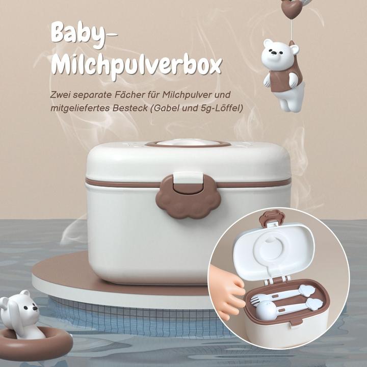 Image du produit Hermex Baby-Milchpulverbox Milchpulverspender Aufbewahrungsbox Lebensmittelbox Behälter
