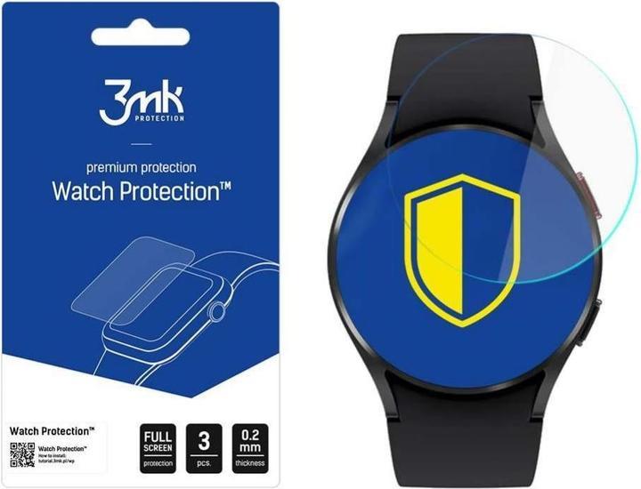 Productafbeelding 3MK hybride glas Horloge Bescherming FG voor Samsung Galaxy Watch 4 44mm