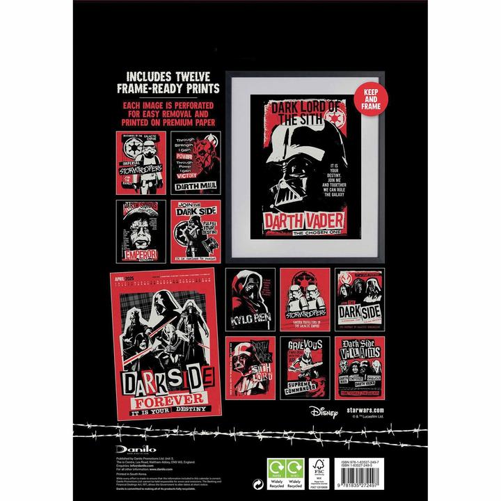 Immagine prodotto Star Wars Calendario da Parete