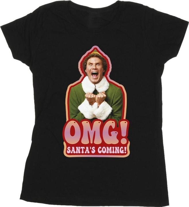 Image du produit Elf - T-shirt SANTA'S COMING - Femme (L)