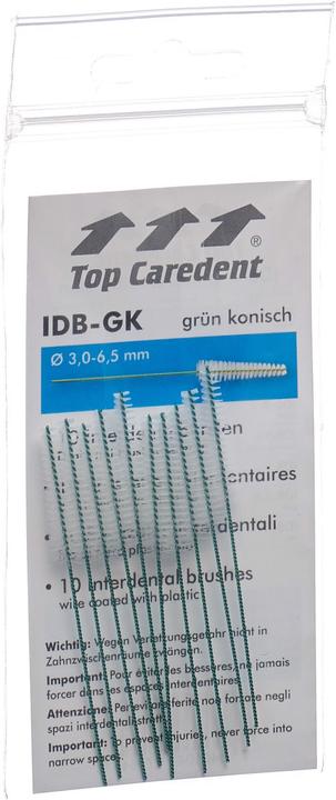 Immagine prodotto Top Caredent C10 IDB-GK Interdentalbürste grün konisch >1.6mm (10 x, 1.60 mm)