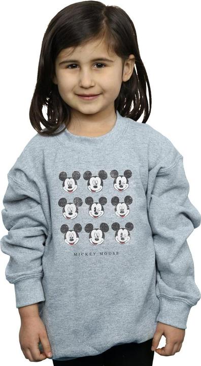 Actual product image Disney Girls Mickey Mouse Wink And Smile Sweatshirt (116)