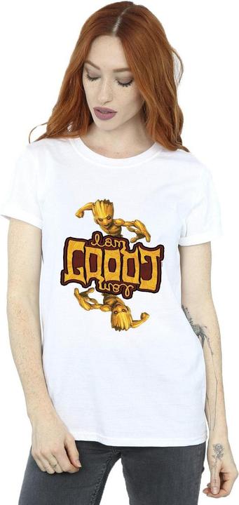 Immagine prodotto Guardians Of The Galaxy Groot Inverted Grain Maglietta Ampia Donna (XL)