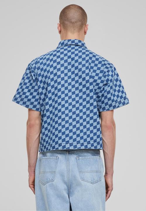 Actual product image Urban Classics Laser Check Printed Boxy Shirt - 166805 (L)