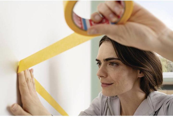 Actual product image tesa Painter's masking tape Perfect+, masking tape for precise masking indoors (50 mm)