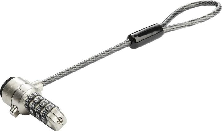 Actual product image StarTech Laptop cable lock extension (15 cm steel cable, 4-digit combination lock, 2