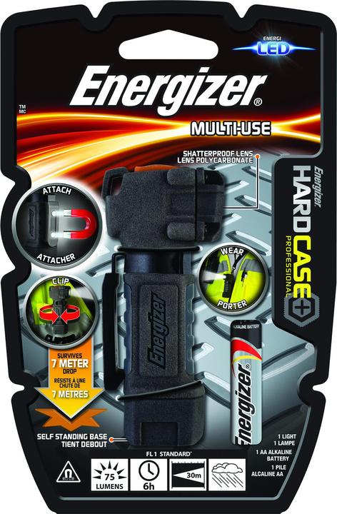 Immagine prodotto Energizer Torcia LED Hard MultiUse (10.80 cm, 75 lm)