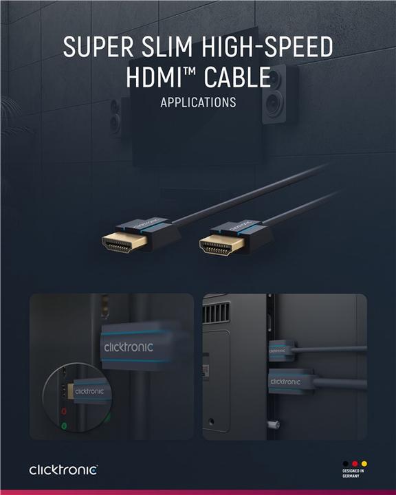 Actual product image clicktronic HDMI (Typ A) — HDMI (Typ A) (0.50 m, HDMI)