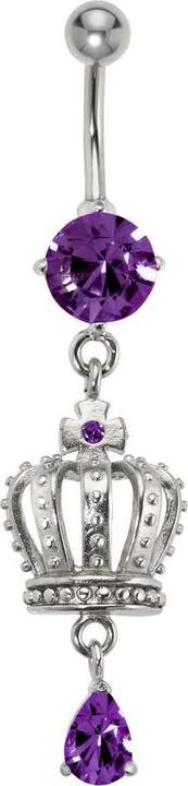 Bijouteria Bauchpiercing (Edelstahl, Messing, Kristall)