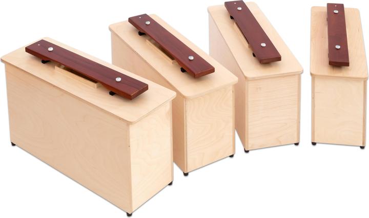 Image du produit Betzold Musik Set économique avec 4 éléments sonores de contrebasse (do1, ré1, mi1, fa1) (Set)