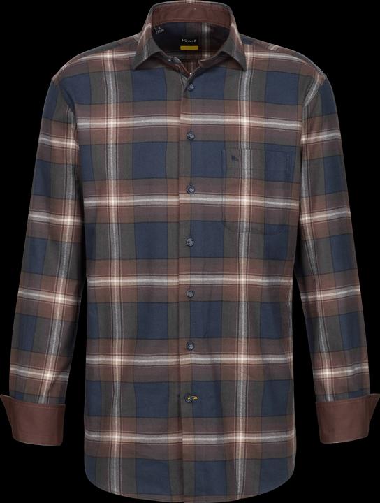 Kauf Bari Kent Langarm regular fit mit Kontrast (3XL)