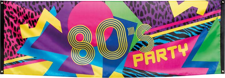 Produktbild Boland 80's Banner: Disco Party Dekoration