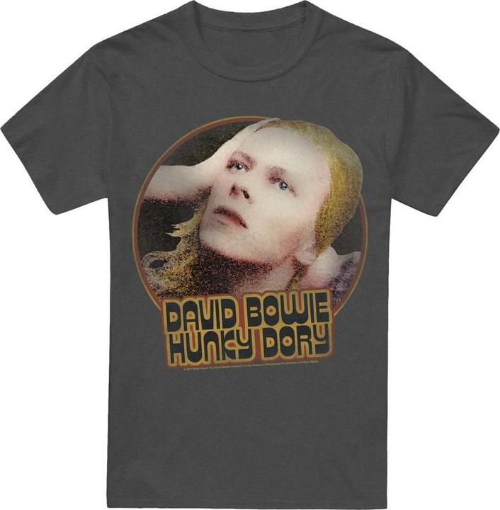 Actual product image David Bowie Unisex Adult Hunky Dory Circle T-Shirt (L)