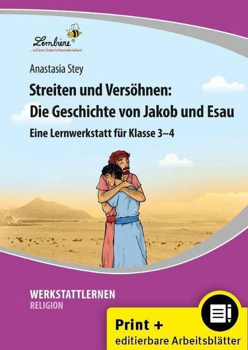 Immagine prodotto Streiten und Versöhnen: Die Geschichte von Jakob und Esau (Set) (Tedesco, Anastasia Stey, 2024)