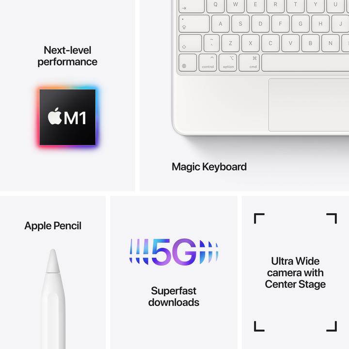 Produktbild Apple iPad Pro 2021 (3. Gen) (5G, 11", 256 GB, Space Grey)