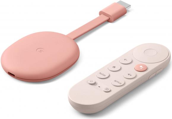 Actual product image Google Chromecast 4 with TV