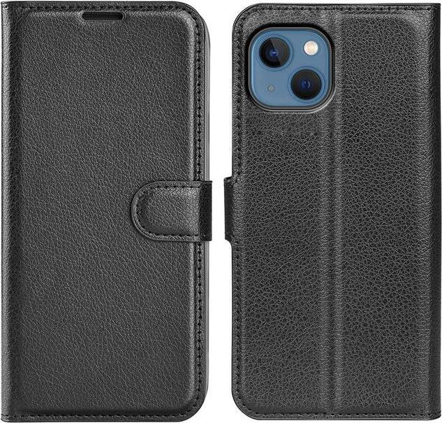 Actual product image MU Classic Litchi Leather Bookcover Series (Apple iPhone 14)