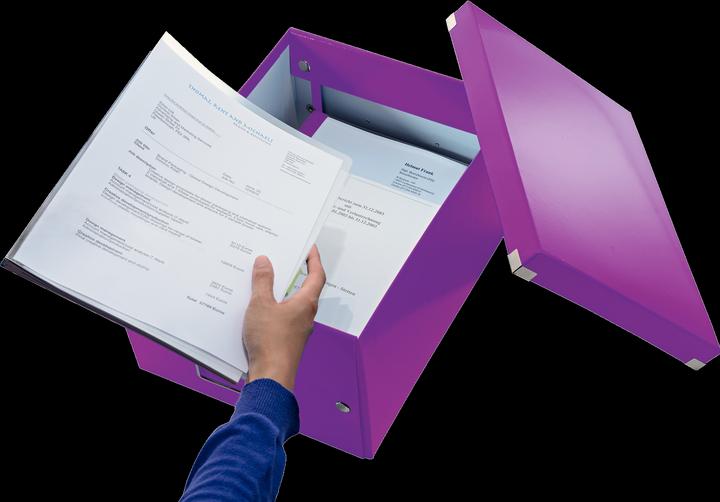 Actual product image Leitz Wow Click & Store Storage Box (A4)