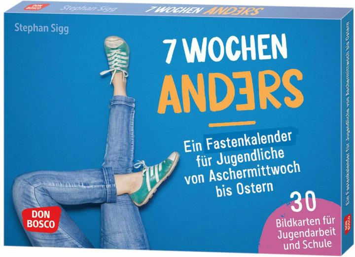 Produktbild 7 Wochen anders: ein Fastenkalender für Jugendliche von Aschermittwoch bis Ostern (Deutsch, Stephan Sigg, 2023)