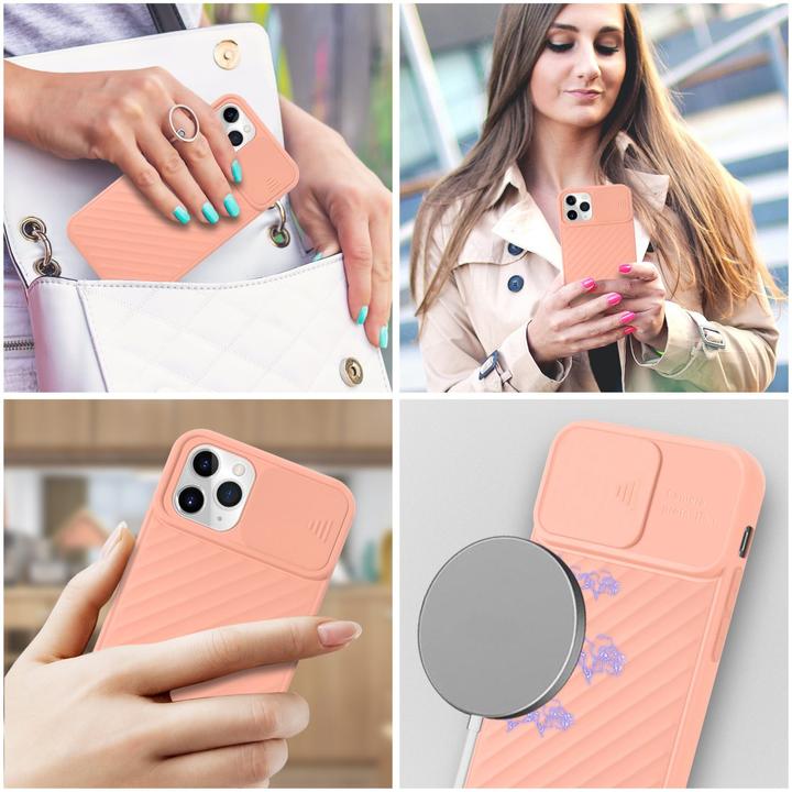 Immagine prodotto Cadorabo Cover in TPU con protezione della fotocamera (Apple iPhone 11 Pro)