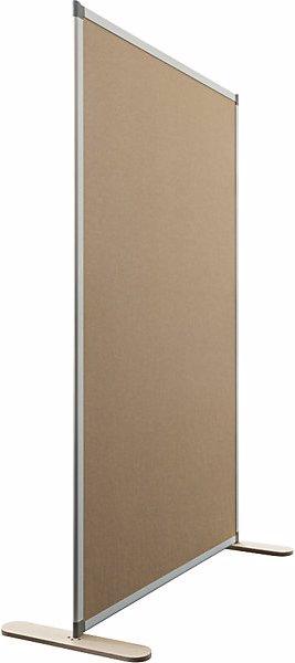 smiT NATURAL partition, WxD 1250 x 500 mm, with honeycomb cardboard, height 1850 mm.