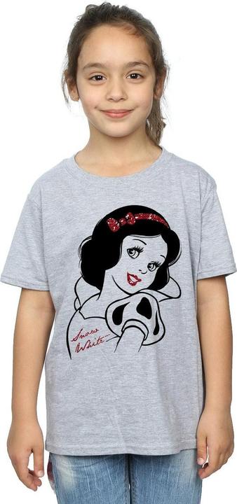 Immagine prodotto Snow White Maglietta Glitter delle ragazze (128)