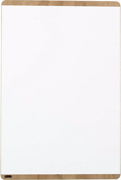 Rocada NATURAL whiteboard, frame in wood finish, board white, WxH 1000 x 1500 mm.