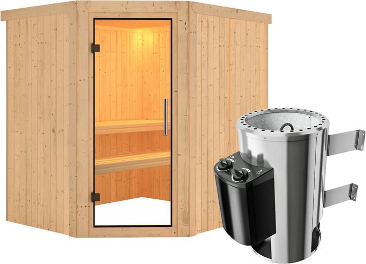 Verre clair Porte entièrement vitrée