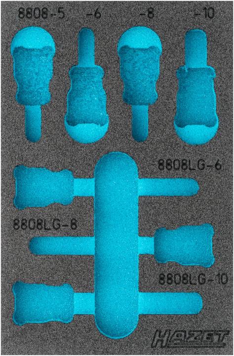 Produktbild HAZET 2-Komponenten Weichschaum-Einlage 163-460L