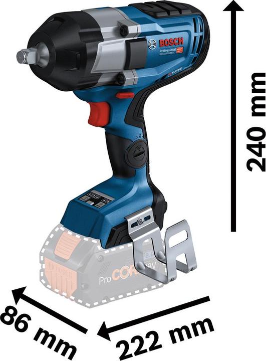 Produktbild Bosch Professional GDS 18V-1000 C (Akkubetrieb)