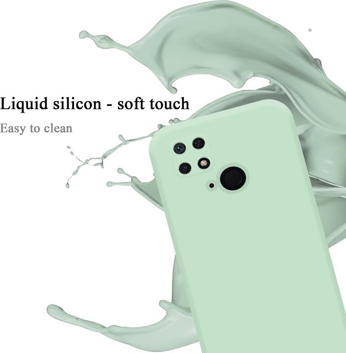 Productafbeelding Cadorabo TPU Liquid Silicone Hoesje Cover voor Xiaomi RedMi 10C / POCO C40 (Xiaomi Redmi 10C, Xiaomi Poco C40)